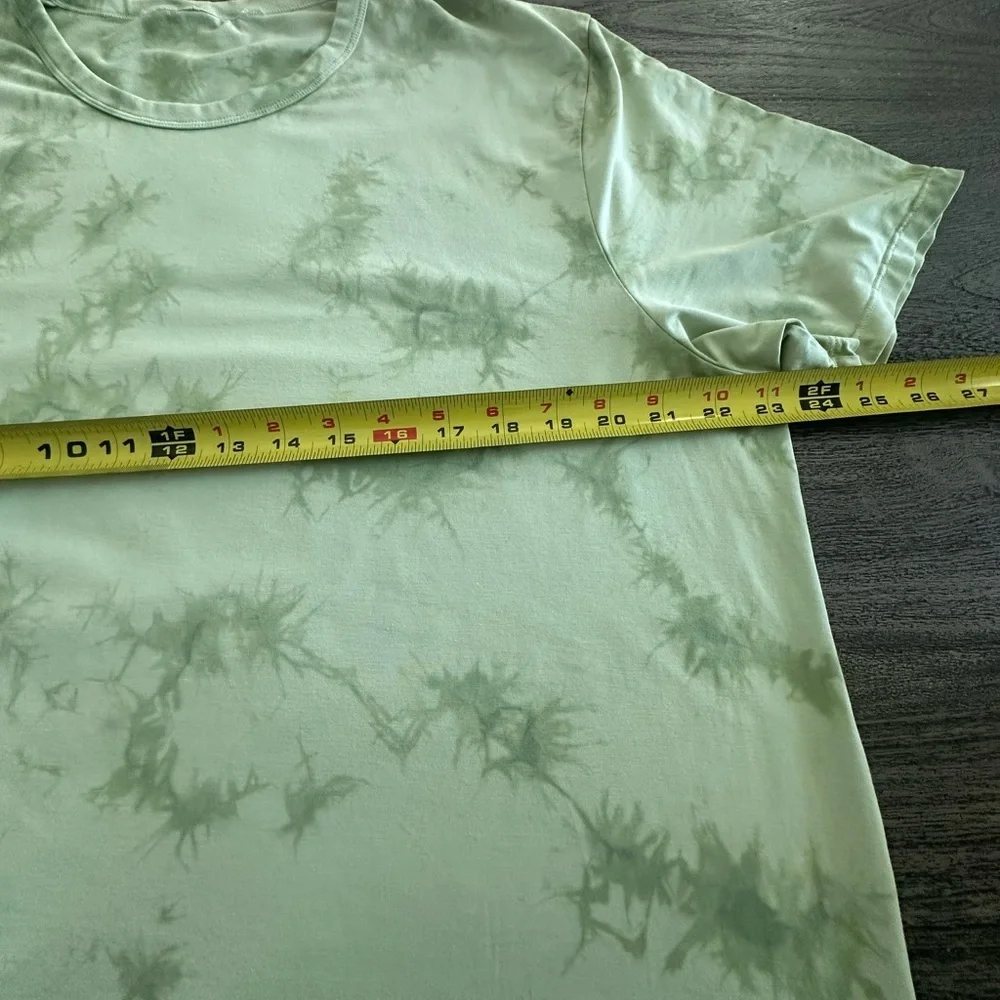 Lululemon Olive Tie-Dye T-Shirt‎